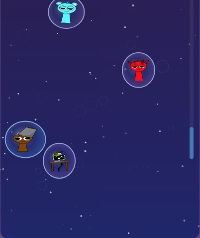 Sprunki Bubble mini game