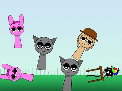 Sprunki Colour mini game