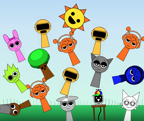 Sprunki Dark Classic mini game