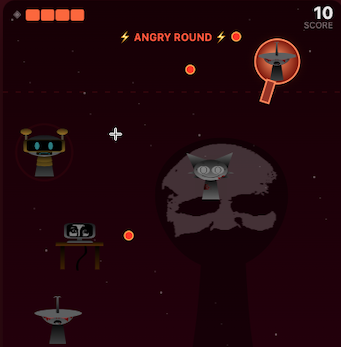 Shooter mini game